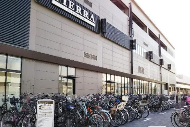 駐輪場Aエリア(岸部千里線の道路沿い)