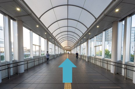 JR「岸辺」駅からのアクセスの画像②