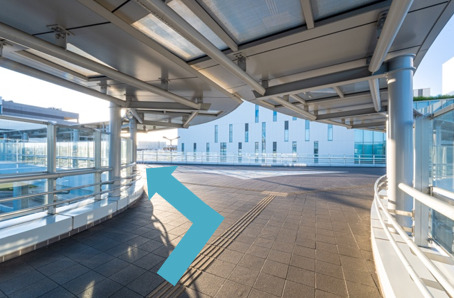 JR「岸辺」駅からのアクセスの画像③