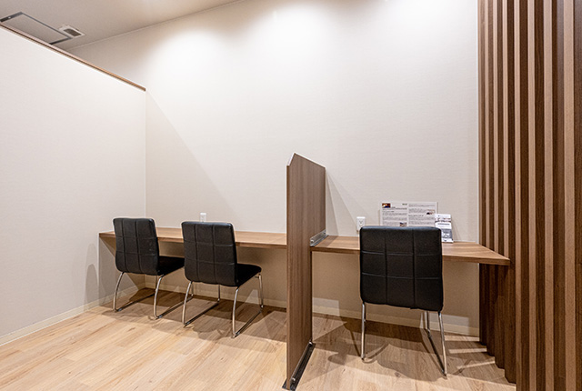 吹田市岸辺健都はやしクリニックの下剤服用スペースのイメージ