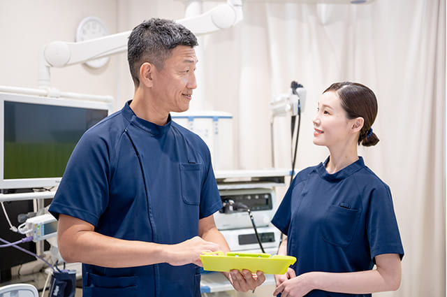 未経験でも安心のチーム医療